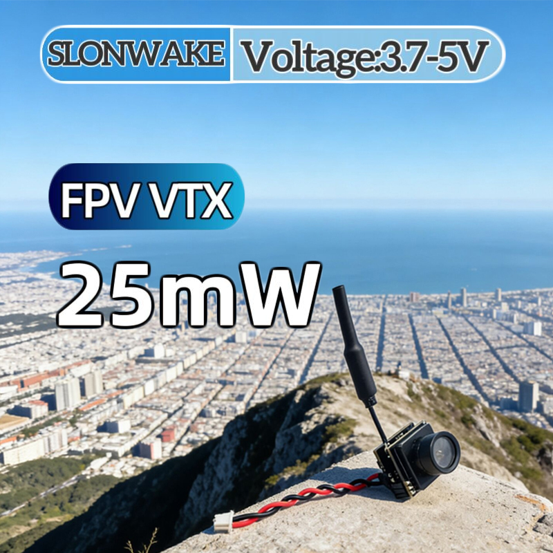 Drone Camera - SLONWAKE FPV 25mW güç simülasyonu VTX