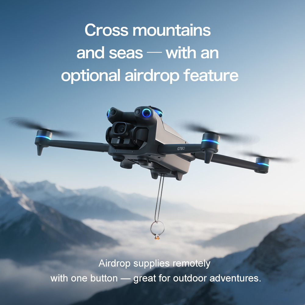 YENİ GT60 Mini Drone Çift Kame - Drone Gps Mount incelemesi ve fiyatı