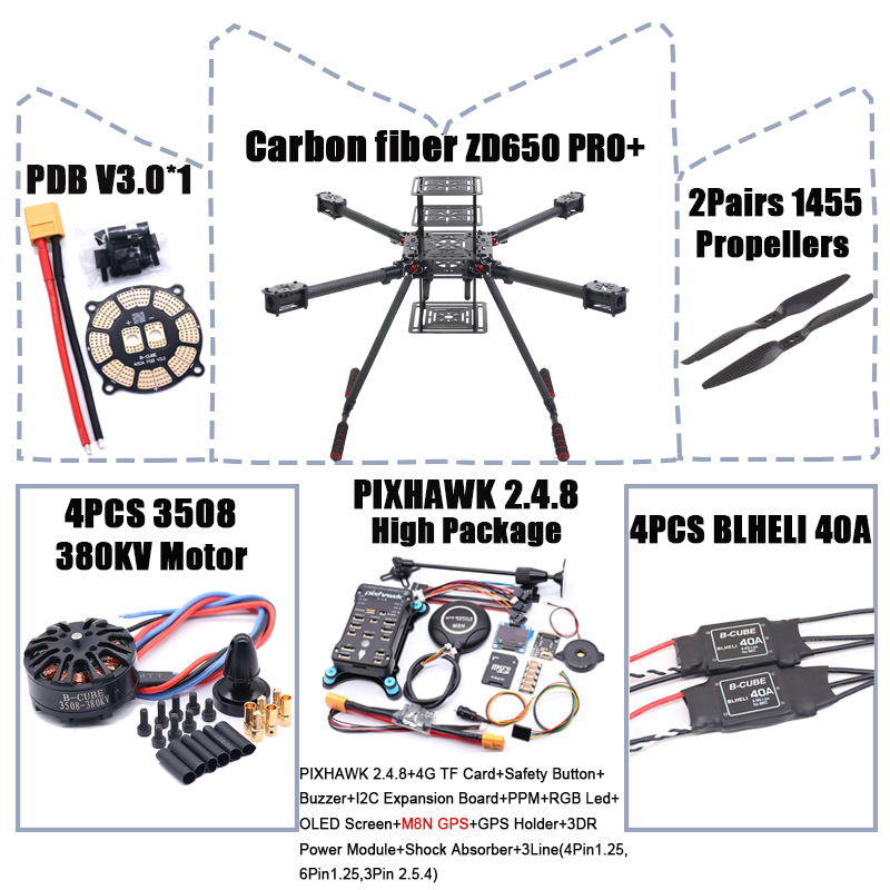 RCtoSky ZD650 PRO+ 650mm Ardup - Drone Power Distribution Board incelemesi ve fiyatı